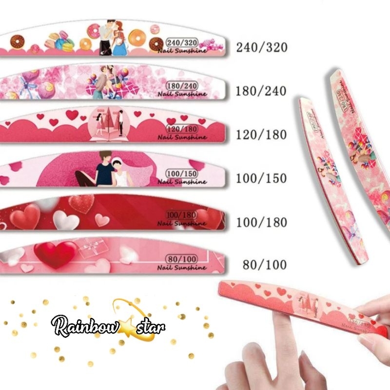 Nail Buffer SUNSHINE / Buffer Sanding / Nail File Motif