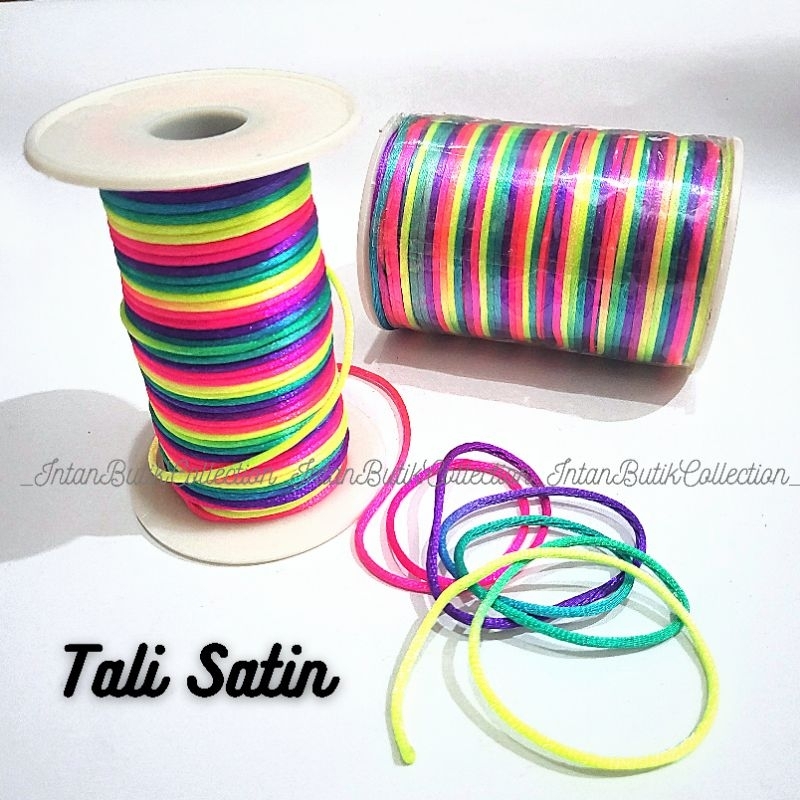 TALI SATIN 1 MM / 2 MM TALI GELANG (PER METER)