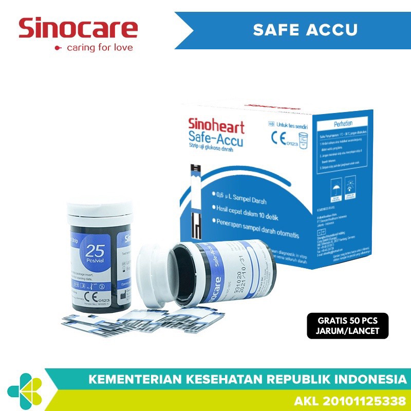 Strip Gula Glucose Sinocare 50