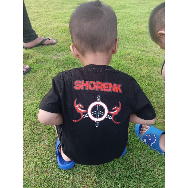kaos anak dan dewasa shorenk simple,cotton combad 30s