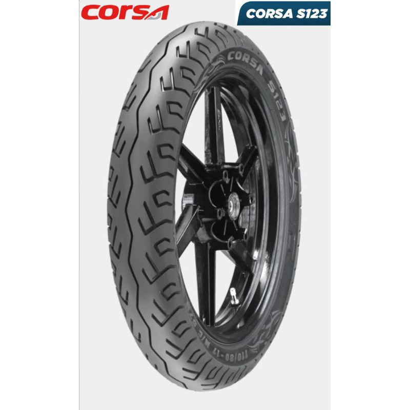 BAN CORSA S123 TUBELESS (70/90,80/90) RING 17 PILIH VARIAN