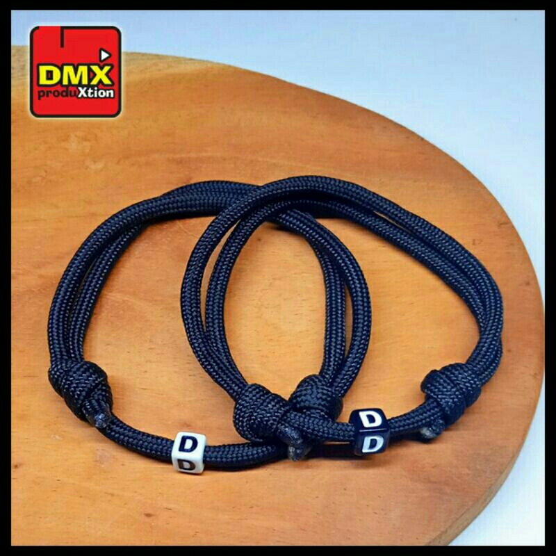 Gelang couple / Gelang inisial / Gelang Persahabatan / Gelang Tali / Gelang Huruf / Gelang Aesthetic