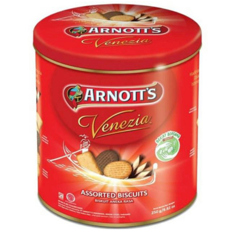 Biskuit Arnott’s Venezia Kaleng 250g