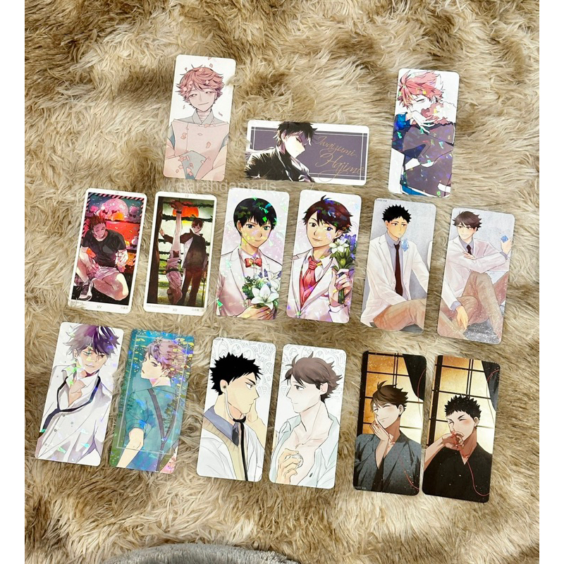 Haikyuu Card Tag Oikawa Iwaizumi Kageyama