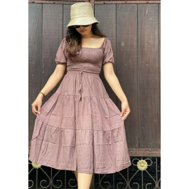 ONE SET Tata Crop /Set Rok Sabrina polos /setelan rok polos