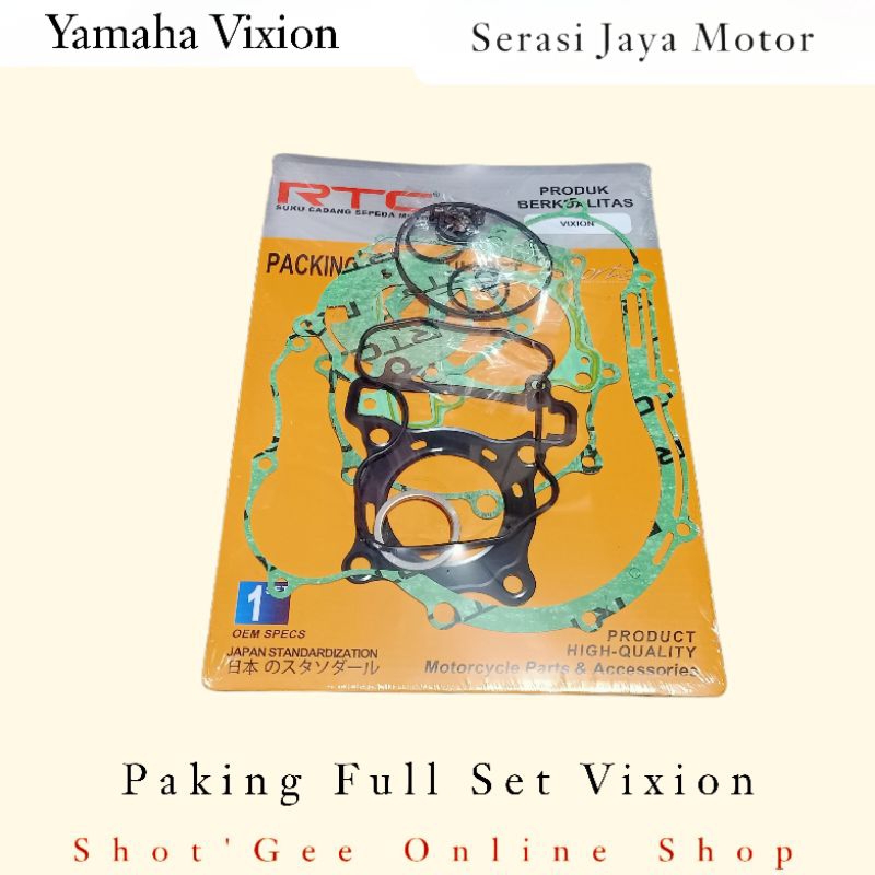 FULLSET PAKING FULL SET PLUS SEAL KLEP YMH VIXION OLD - VIXION NEW