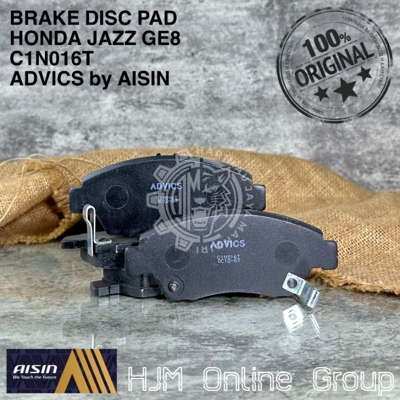 BRAKE DISC PAD - KAMPAS REM DEPAN JAZZ GE8 MOBILIO ADVICS by AISIN