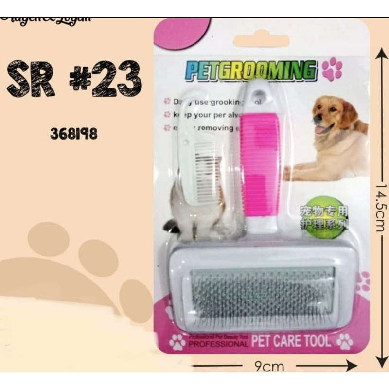 Sisir Anjing Kucing Hewan Grooming SR 23