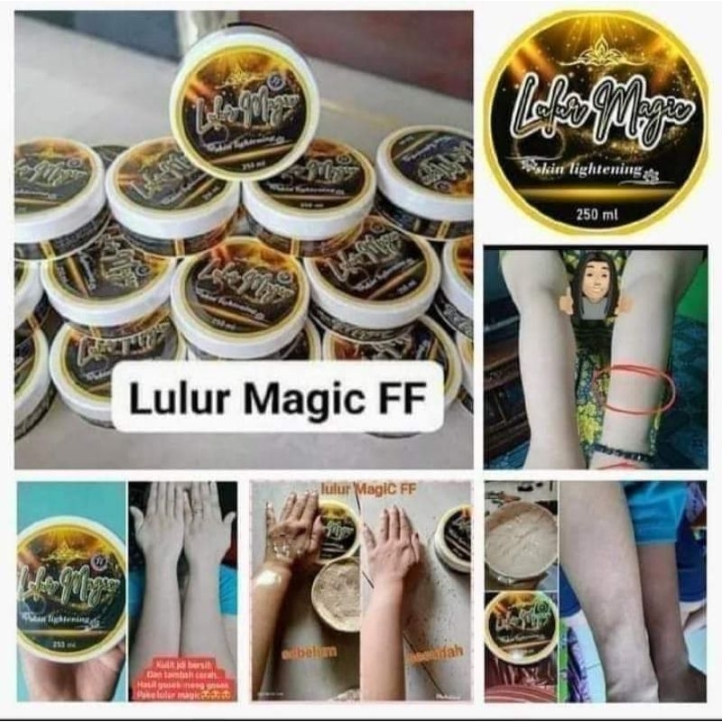 Lulur magic pencerah kulit halus dan sehat viral original