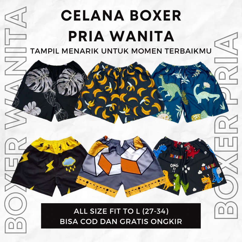 JEFFORD Celana Pendek Pria | Celana Boxer Pria 01 | Celana Pendek | Boxer Pria | Boxer Distro