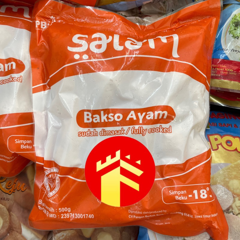 

SALAM BAKSO AYAM 500 GR 50 PCS BASO AYAM 500 Gr