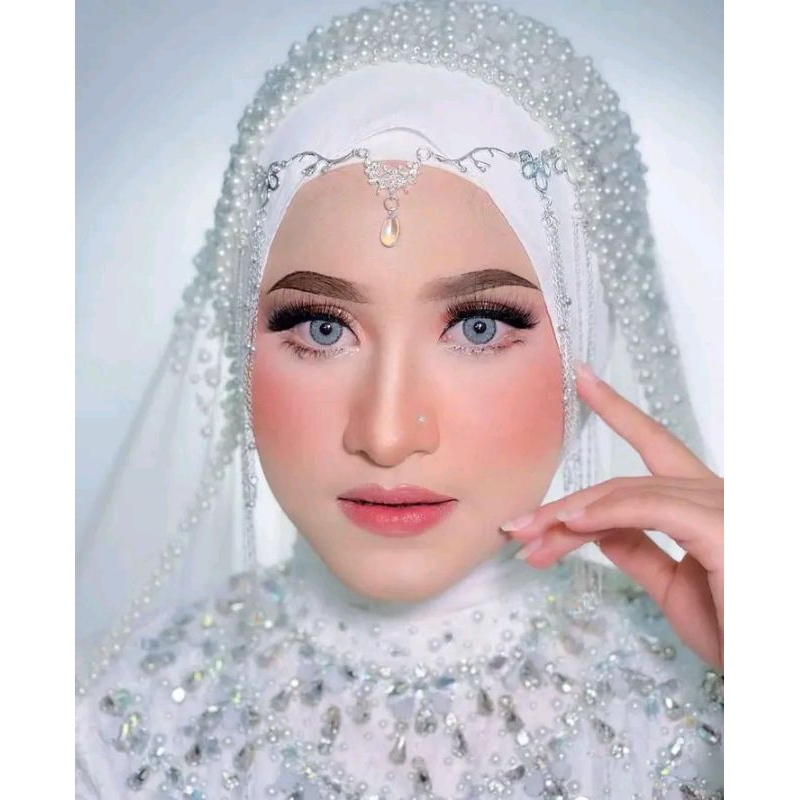 slayer pengantin mutiara  tabur / slayer wedding / veil wedding