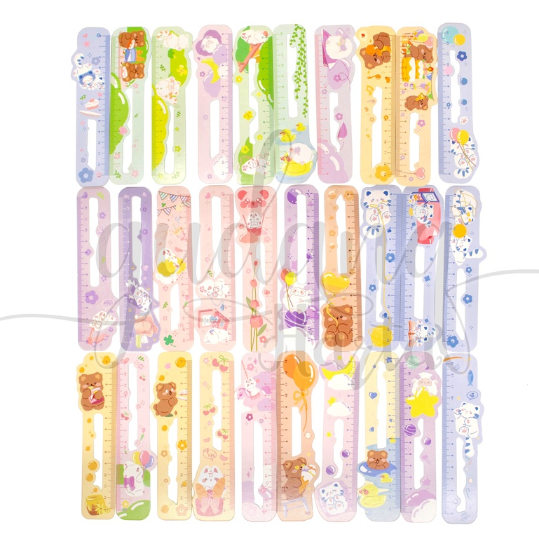 Bookmarks Cute Bear Pembatas Buku Motif Beruang Lucu Unik GH 315103