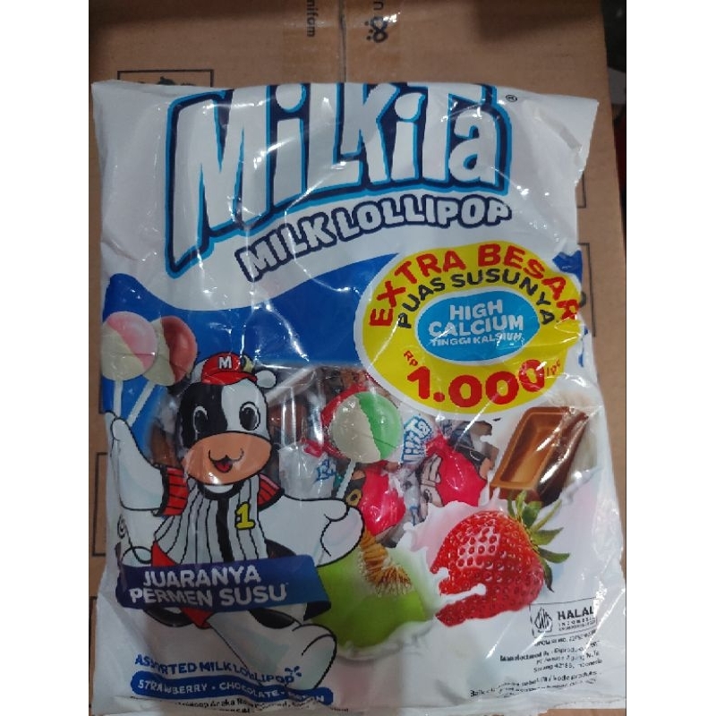 Milkita lolipop isi 40 PCS KEMASAN BARU ISI LEBIH BESAR