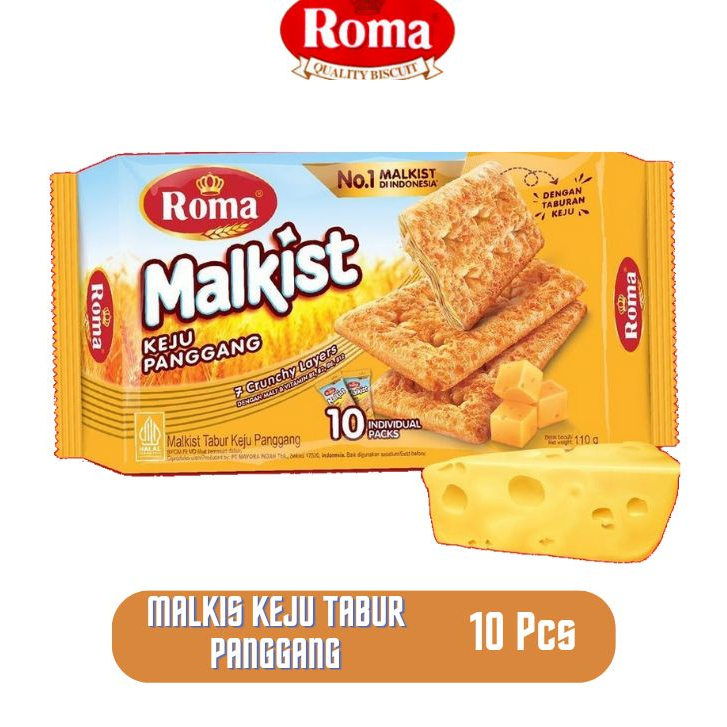 

ROMA Crackers Malkist Keju Panggang Pack 110gr