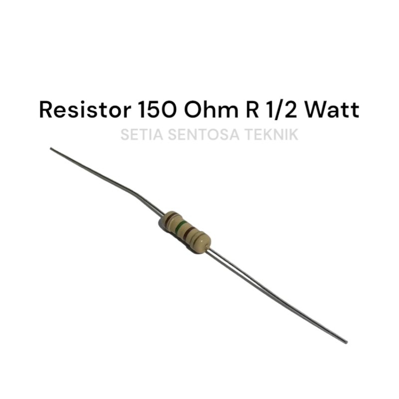 Resistor R 1/2 Watt  berbagai ukuran