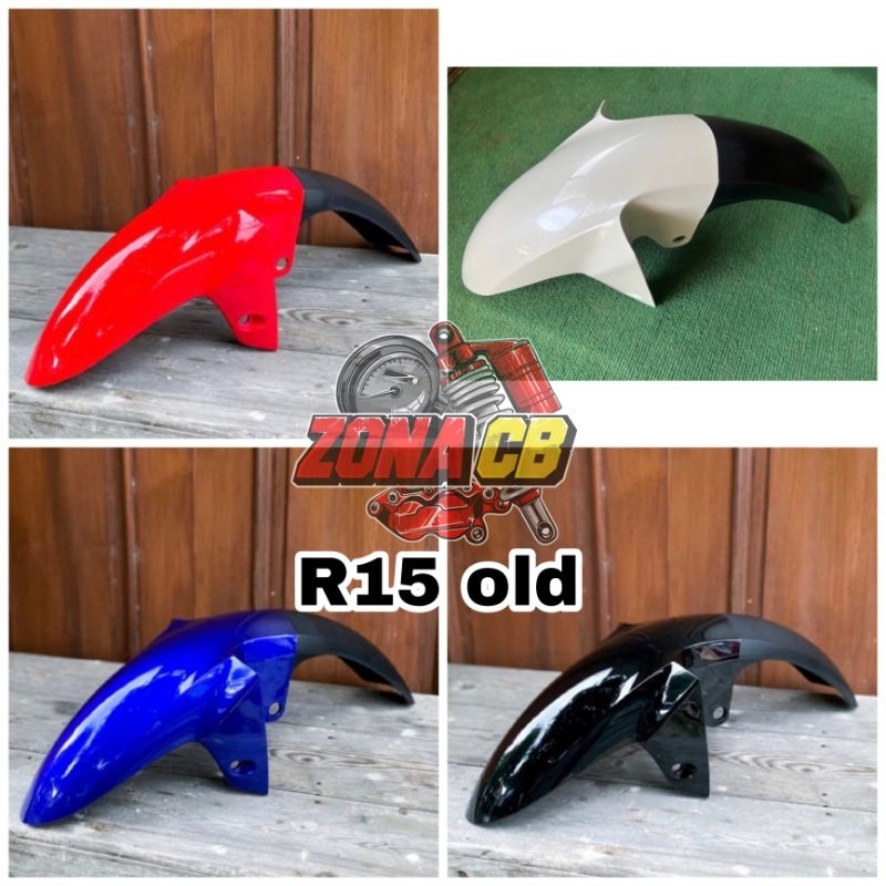 spakbor depan yamaha r15 old / slebor r15 lama kw original import imitasi