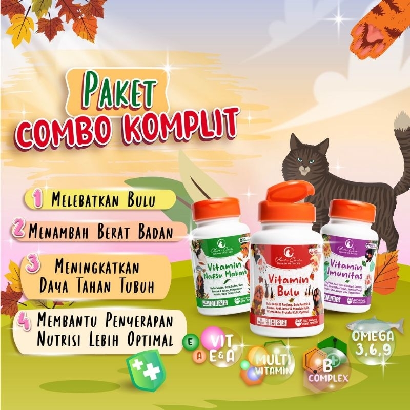 OLIVE CARE PAKET KOMPLIT VITAMIN SEHAT &amp; GEMBUL