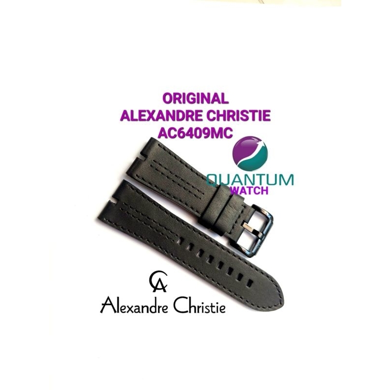 TALI JAM TANGAN KULIT JAM TANGAN ALEXANDRE CHRISTIE AC 6409 AC6409 ORIGINAL