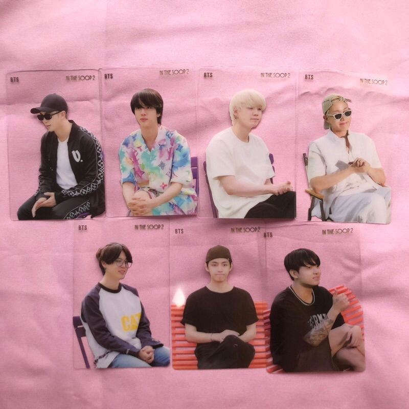 PHOTOCARD BTS TRANSPARENT IN THE SOOP 2