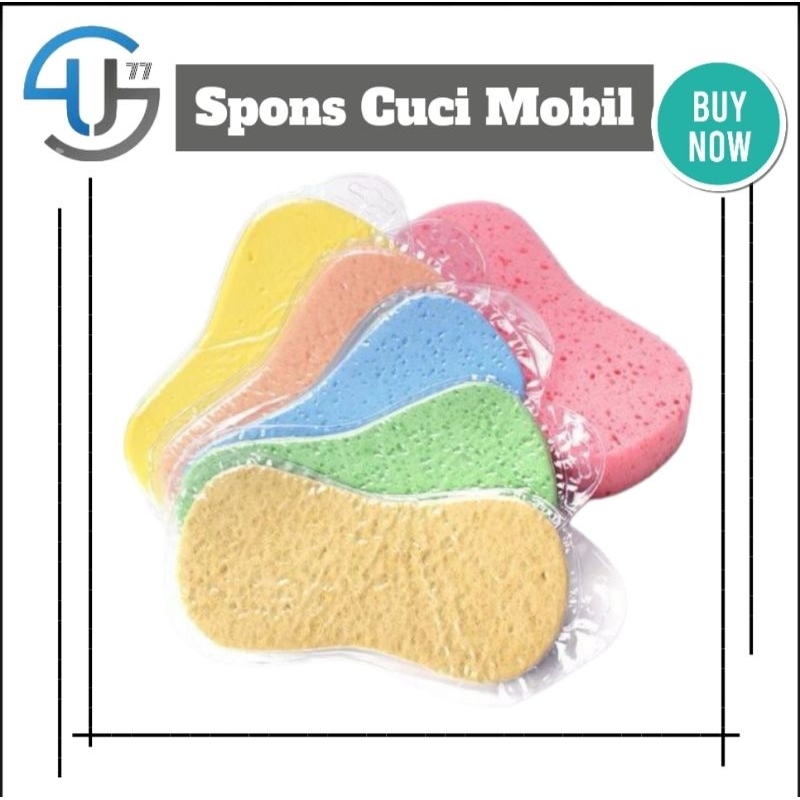 US332 Spons Cuci Mobil Busa Cuci Motor Busa Spon Car Wash Sponge By Toko Haji Usman