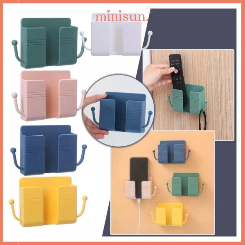 Holder Tempel Dinding HP Remote Tempat Penyangga Gantungan HP