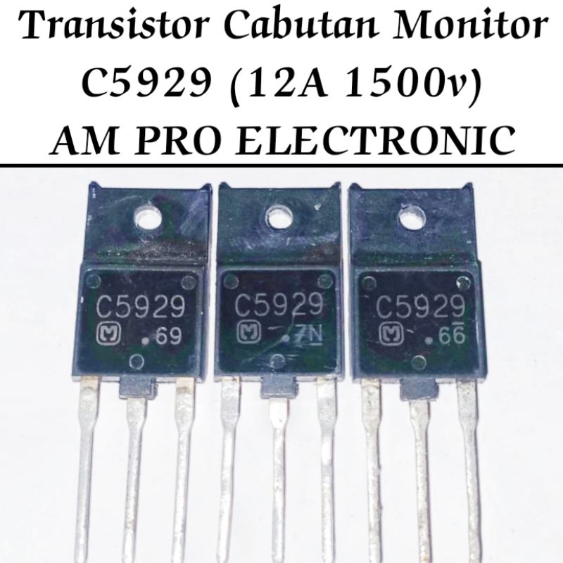 TR C5929 = C5914 D5017 J6812 Transistor C 5929 Cabutan