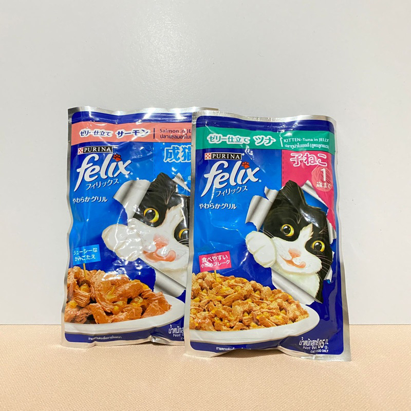 Felix cat pouch sachet wet food 85gr