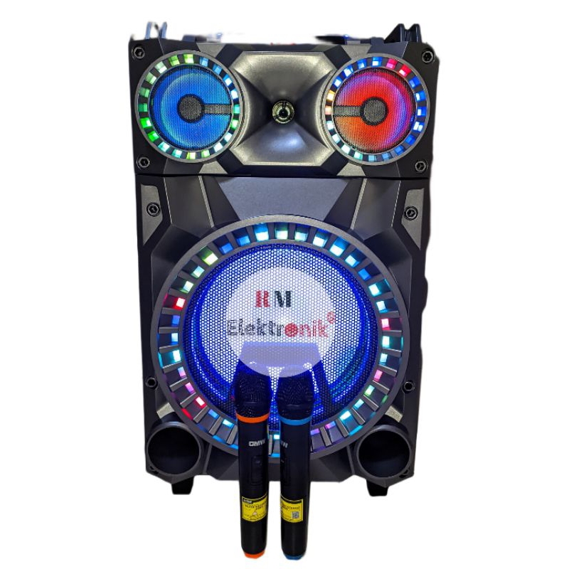 Speaker portable Gmc 899B free mic 2 wireless / Speaker bluetooth meeting gmc 899B