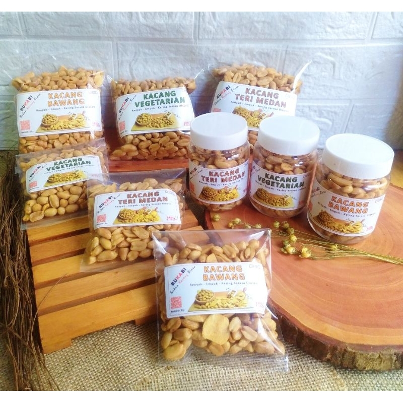 

Kacang Bawang, Kacang Teri Medan, Kacang Vegetarian