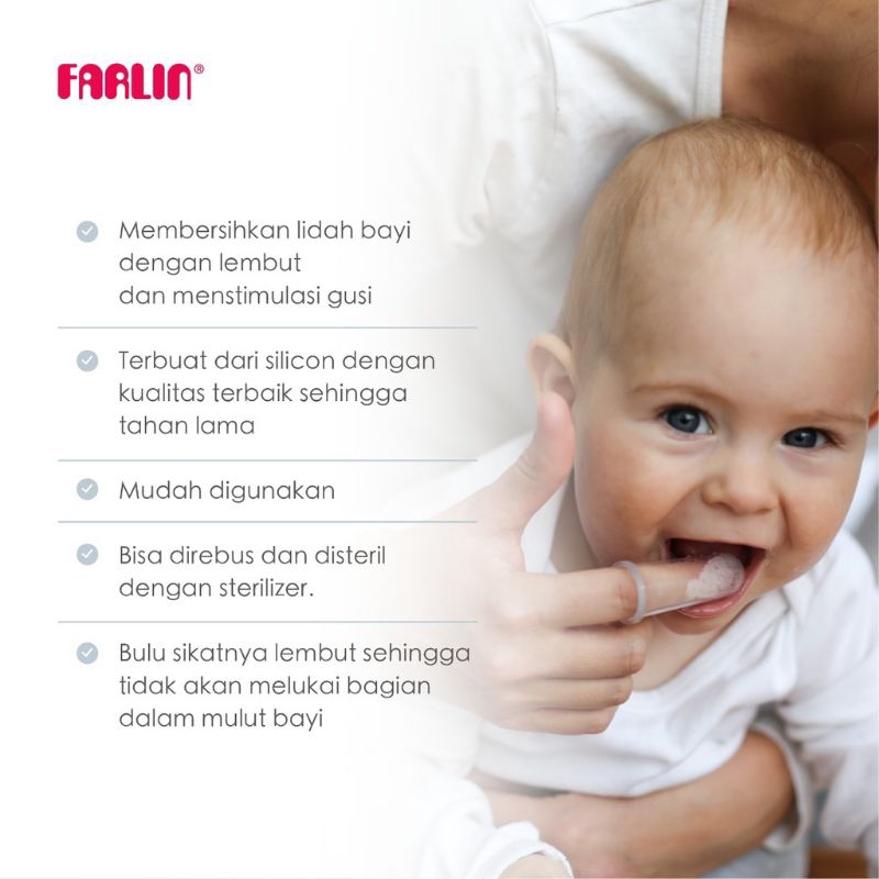 Farlin Baby Finger Type Toothbrush - Sikat Gigi Anak