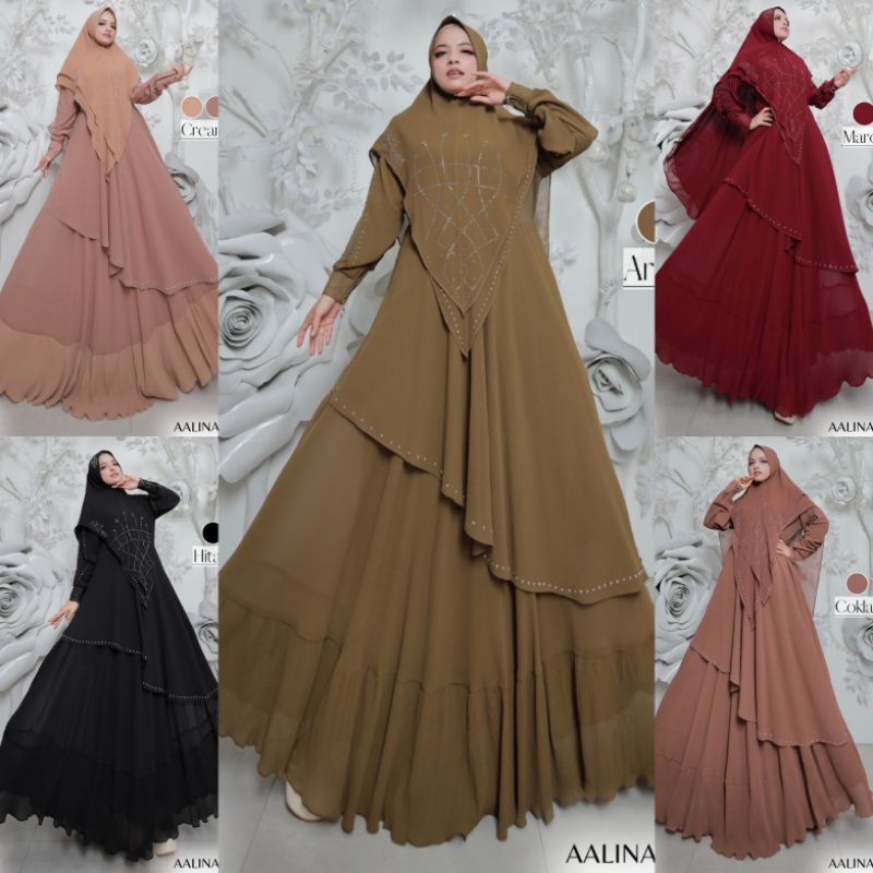 aalina series by kamea hijab ready siap kirim