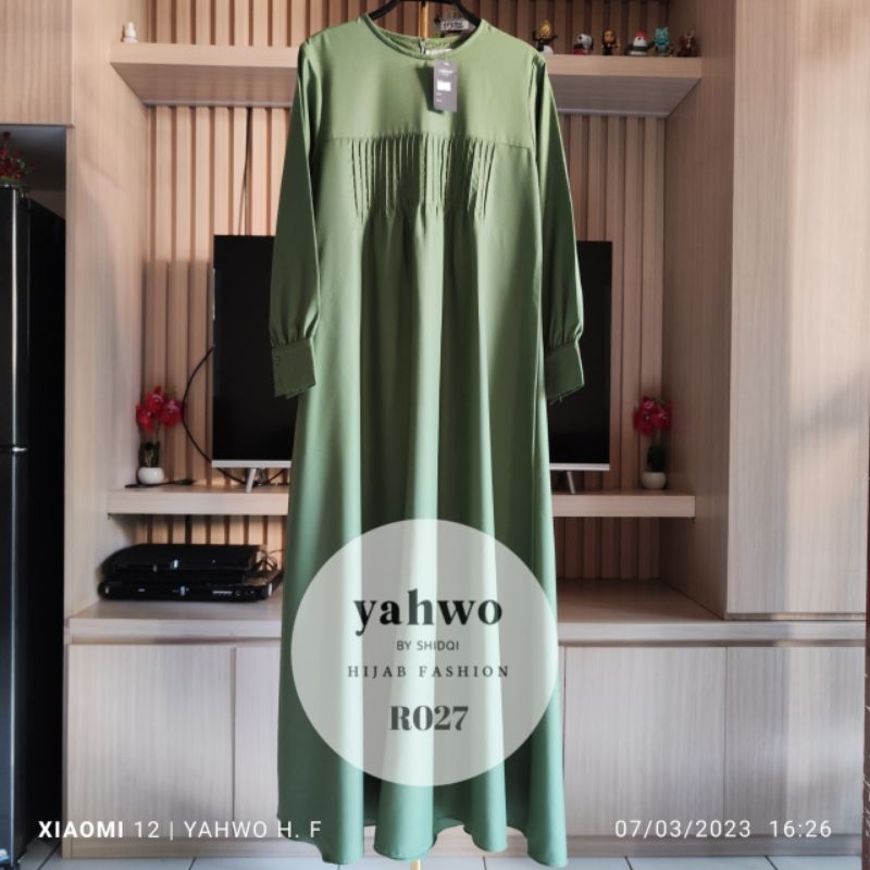 DRESS TERBARU 2024/Gamis sage/Dress kemilau/Gamis yahwo by shidqi kode R027/Gamis wanita terbaru/Gamis toyobo fodu kualitas premium/Dress terlaris dan populer/Gamis pesta/Gamis kekinian/Dress merah bata/Gamis yahwo by shidqi original/Yahwo hijab fashion