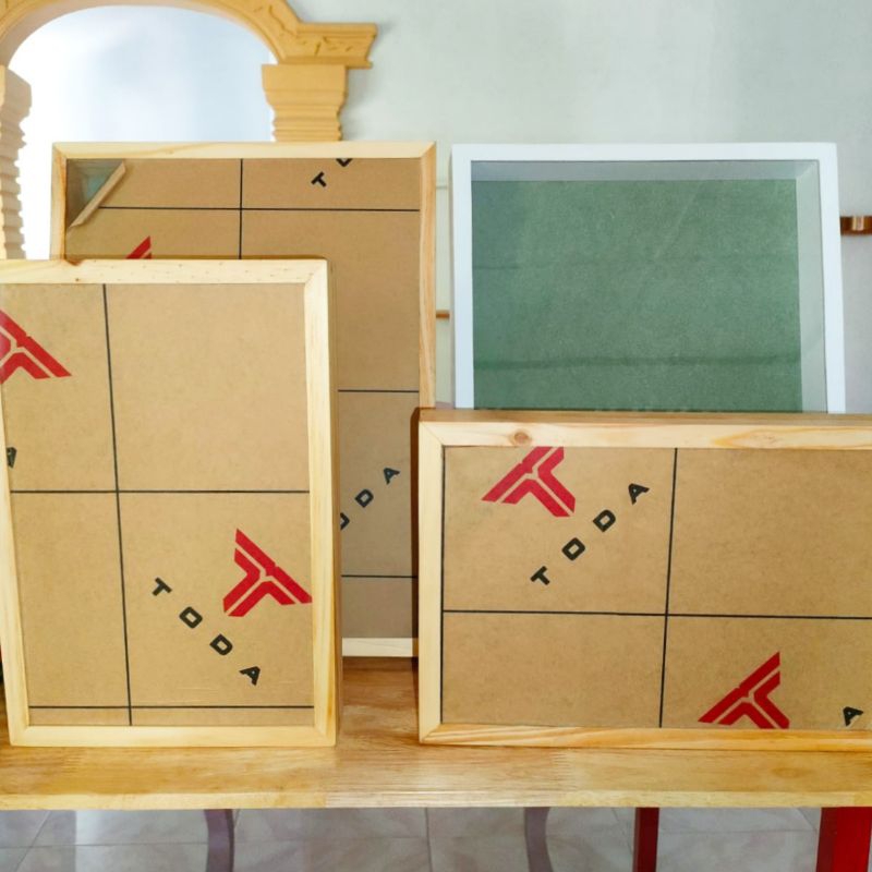 Bingkai 3D Mahar Akrilik Bingkai Mahar Kayu Jati - Frame 3D Akrilik