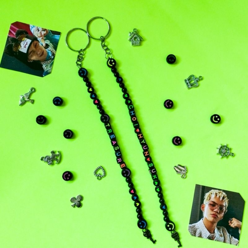 Monochrome Keychain Kpop | Monochrome Keychain Custom | Monochrome Gantungan Kunci DIY