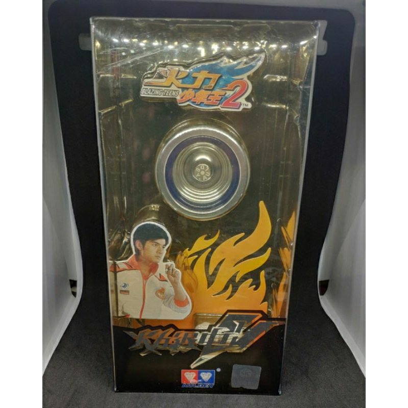 Yoyo Original Auldey Blazing Teens 2: Fire Thunder V Metal Champion