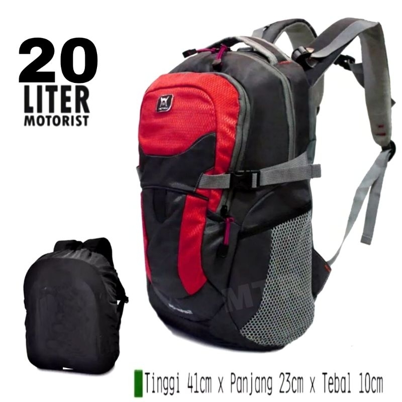 TAS RANSEL SEKOLAH &amp; MOTORIS//TAS RANSEL PRIA 20 LTR