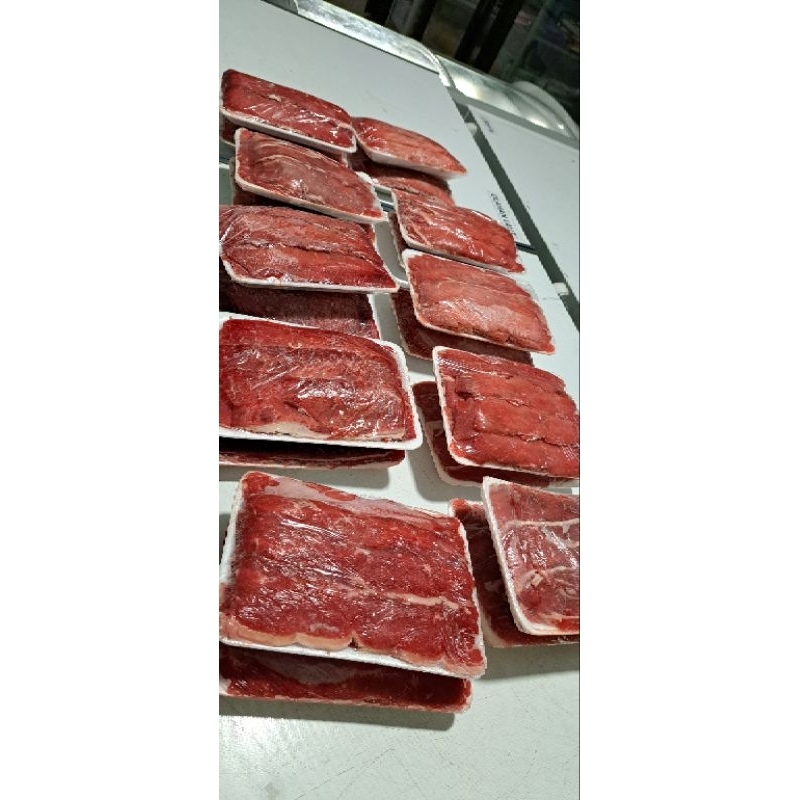 

daging slice tanpa/minim lemak