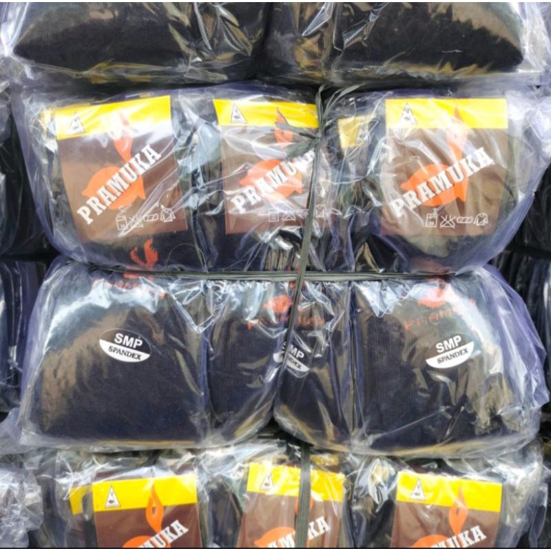GROSIR 1 Lusin Kaos Kaki Anak Sekolah PRAMUKA SD SMP SMA Isi 12 pasang Termurah