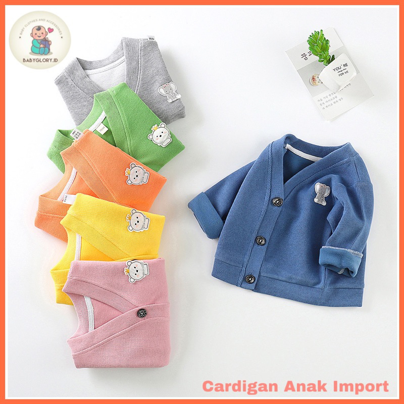 Babyglory.id✨Cardigan Anak Bayi Rajut Premium 100% Import GRADE A / Hoodie / Jaket Anak / Bayi