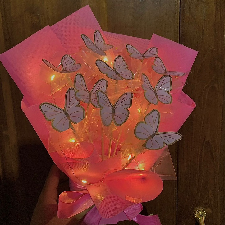 Buket Kupu Kupu / Buket Kupu Kupu LED / Buket Kupu Kupu Lampu