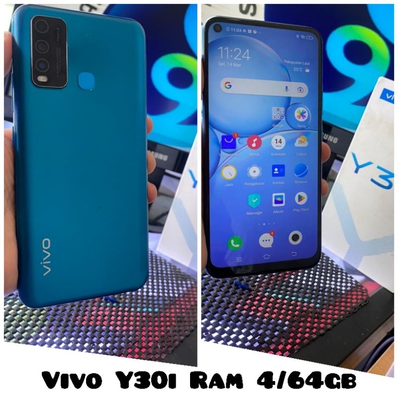 Vivo Y30i ram 4/64gb second no minus