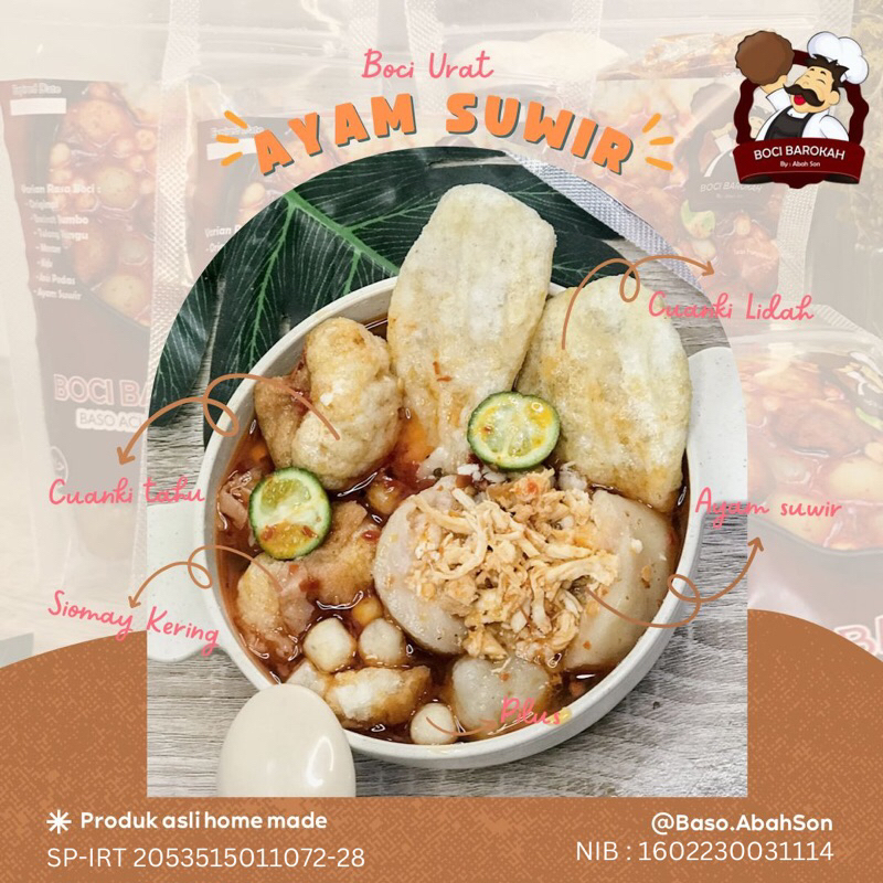 

Boci Sapi Abah Son || BOCI SAPI ISI AYAM SUWIR ASLI (COD✅) || MAKANAN INSTAN MURAH ENAK DAN HALAL