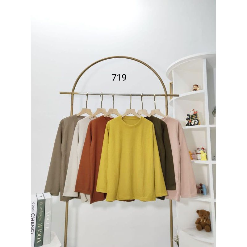 ATASAN BAHAN KNIT // RAJUT KNIT ATASAN WANITA PREMIUM