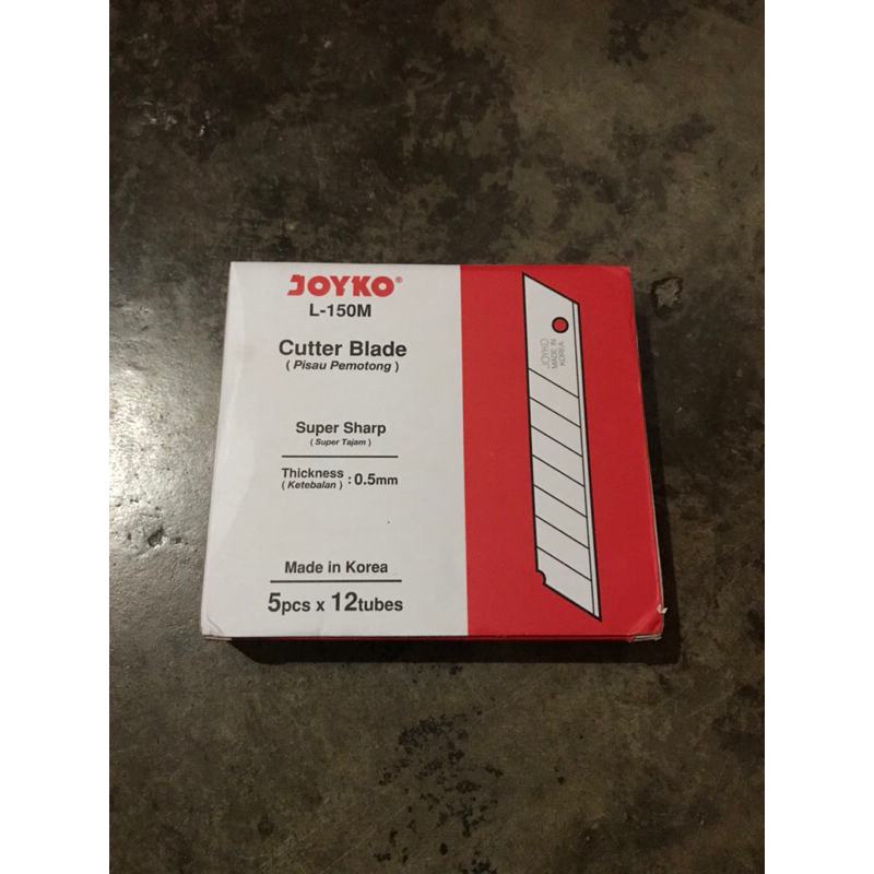 

Isi Cutter Besar L-150 Joyko 1 Pack
