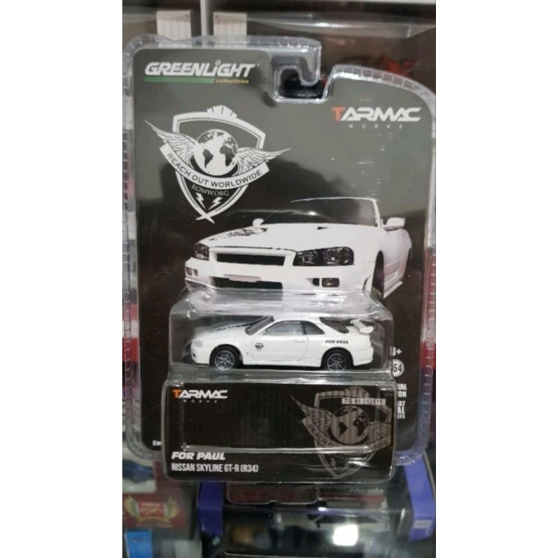 Tarmac Greenlight Skyline GTR GT R R34 Paul