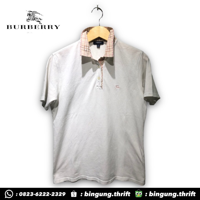 Harga polo shirt burberry hot sale original