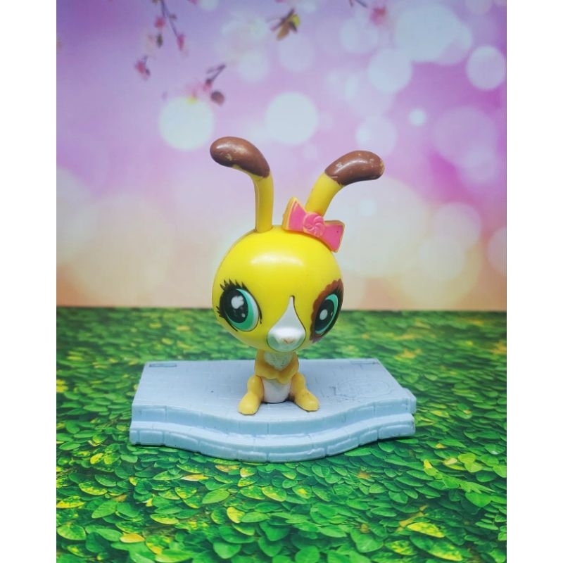Jual Mainan Happy Meal McD Figure Little Pet Shop LPS Yellow bunny