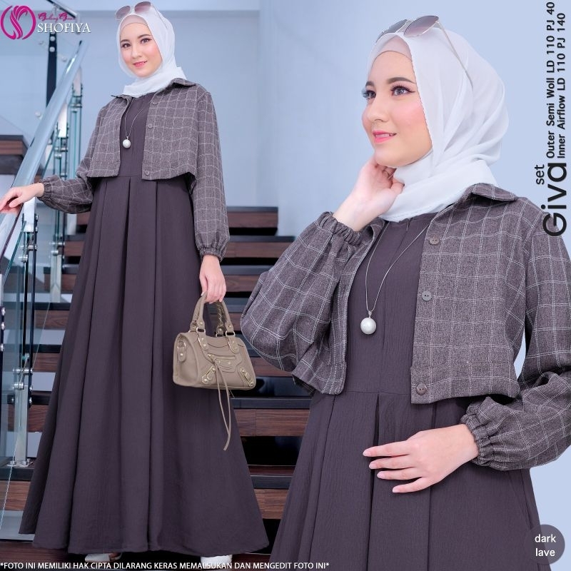 GAMIS KEKINIAN GIVA DRESS BY SHOFIYA