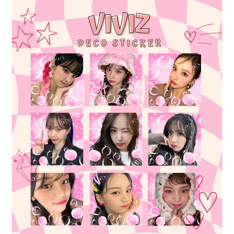 STICKER DECO VIVIZ / KOREAN MAIL STICKER ALA SELLKOR VIVIZ